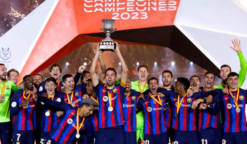 FC Barcelona is champions of The Spanish Super Cup